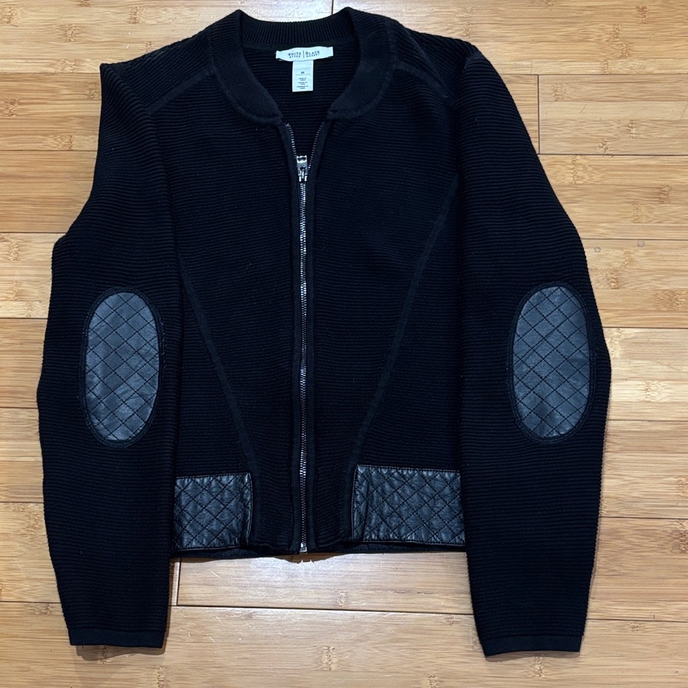 White House Black Market Dark Knit Cardigan Jacket